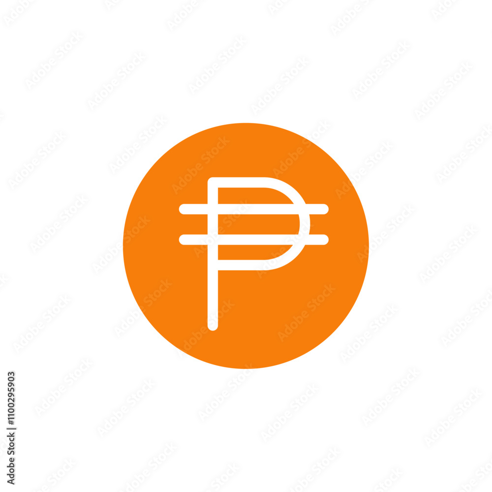 Obraz premium Cuba peso icon Outline vector for web ui