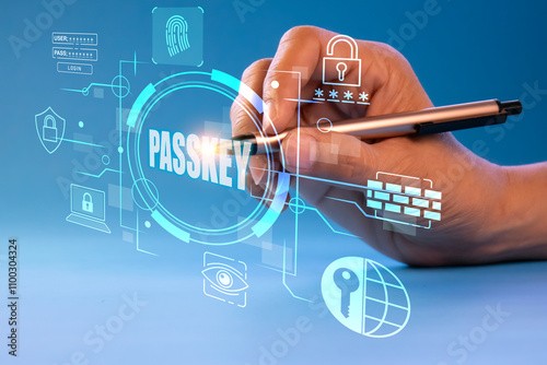 The idea of ​​using Passkey instead of a code set for maximum security Biometric Lock