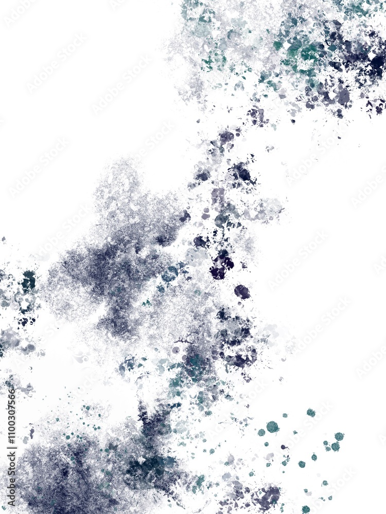 Obraz premium abstract background made of paint splashes and strokes