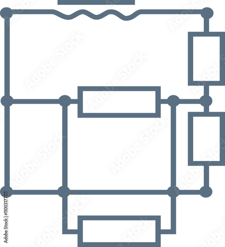 Building Blueprint Icon