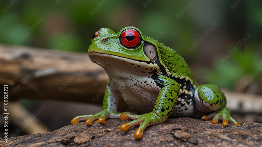 Fototapeta premium frog in the grass