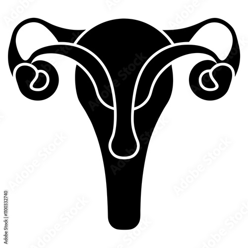 Ovaries (Endocrine Function) vector illustration