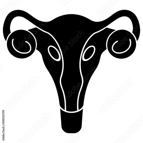 Ovaries (Endocrine Function) vector illustration