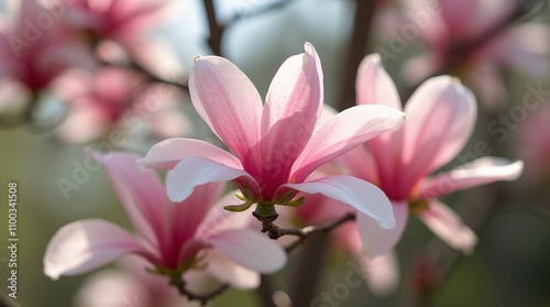 Close Up of Tulip Magnolia.