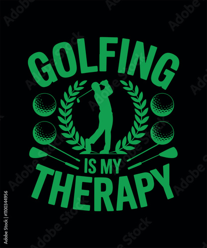 Golfing T-shirt Design
