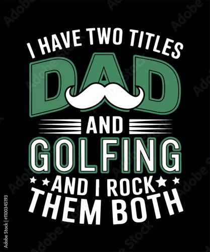 Golfing T-shirt Design