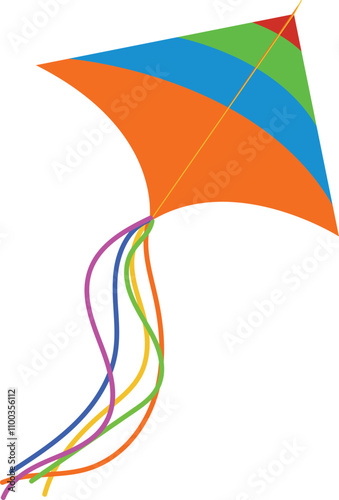 a quite Kite e vector illustration 1