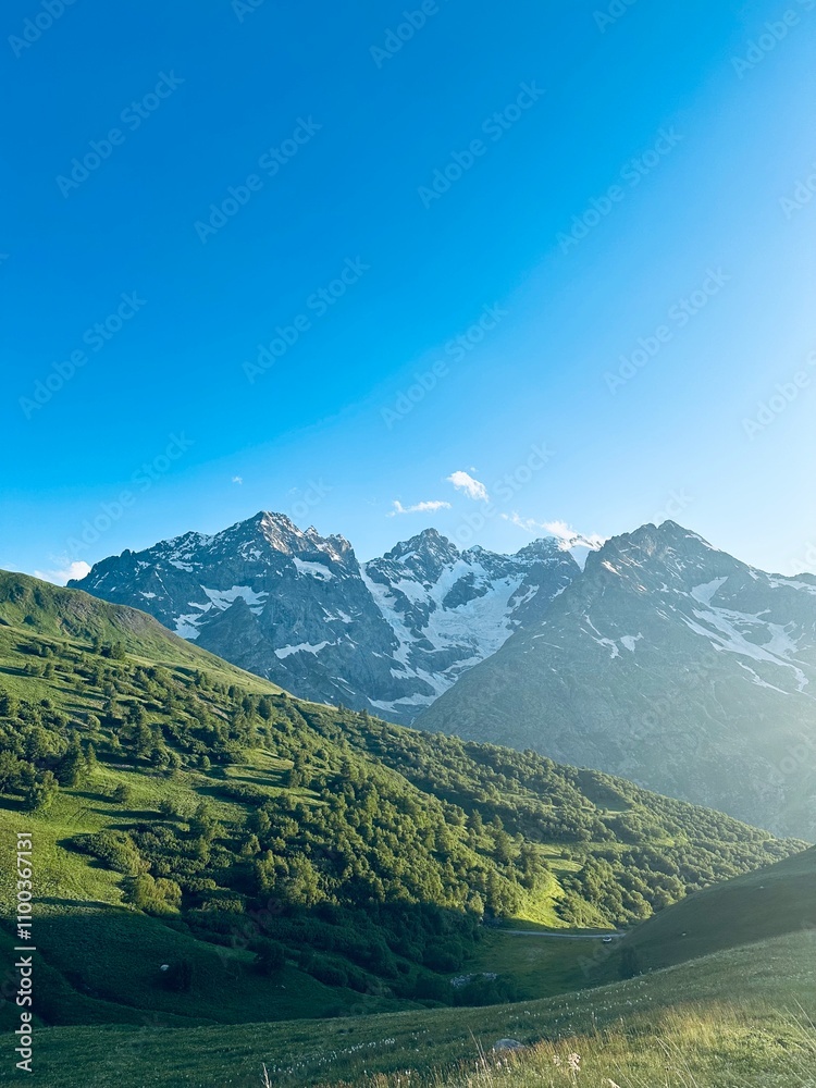 Fototapeta premium landscape in the mountains