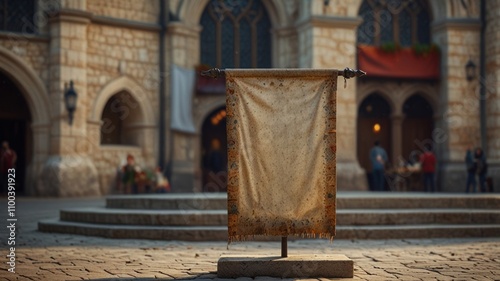 Blank Medieval Banner