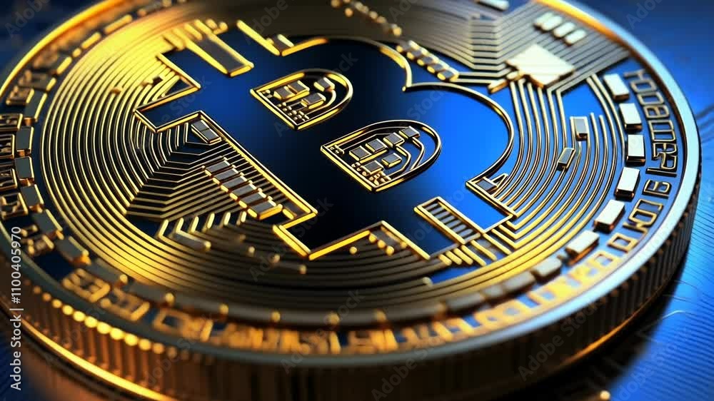 Bitcoin Cryptocurrency Blockchain Technology Visual