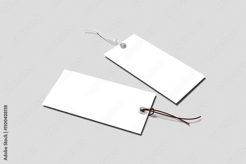 Naklejka premium Label Tag Mockup