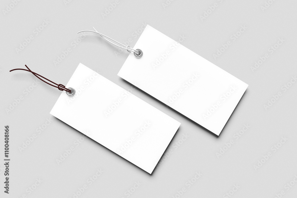 Naklejka premium Label Tag Mockup