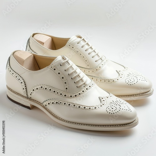 Wallpaper Mural Stylish women's shoes on white background. Torontodigital.ca