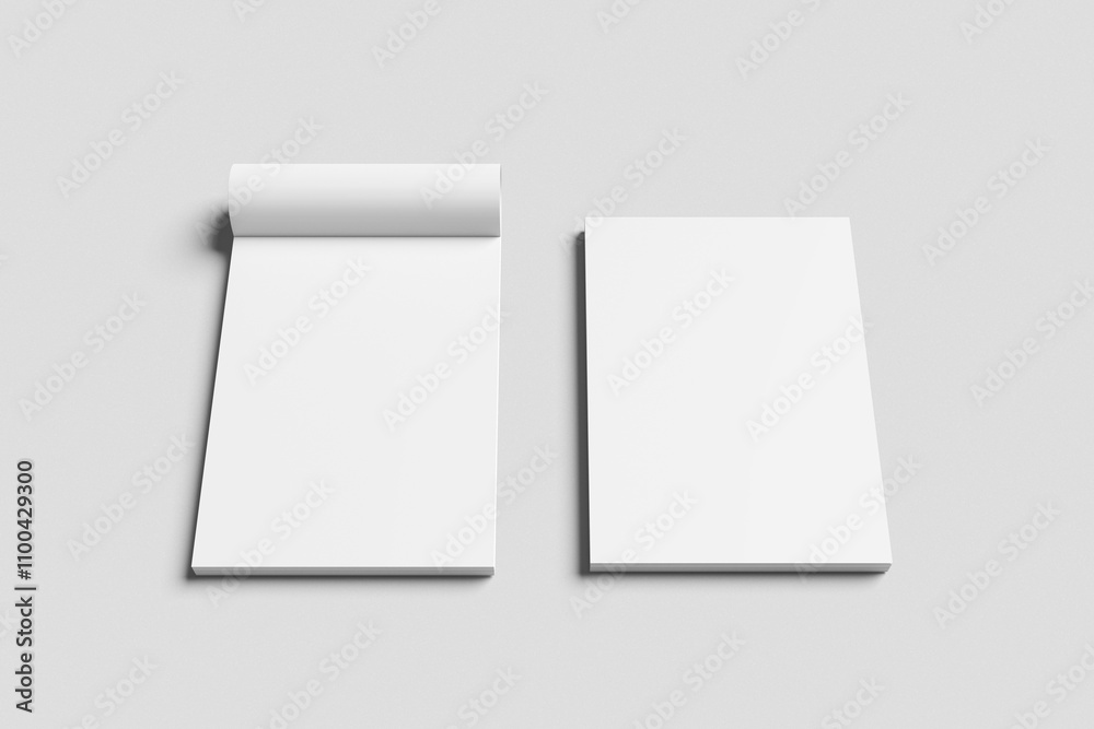 Naklejka premium Notepad Mockup