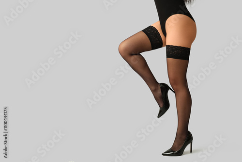 Beautiful woman wearing und...