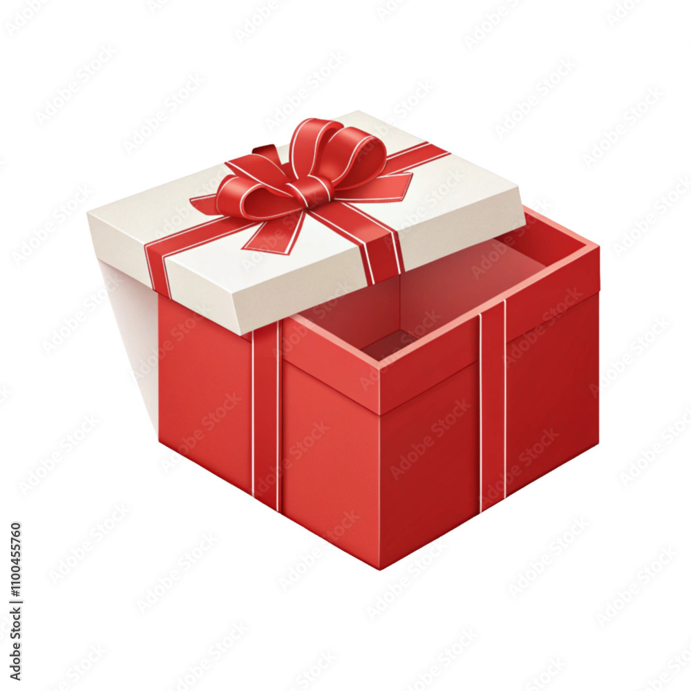 Obraz premium red gift box