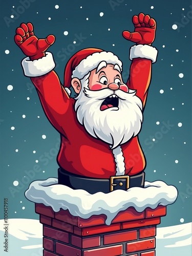 santa claus with gifts