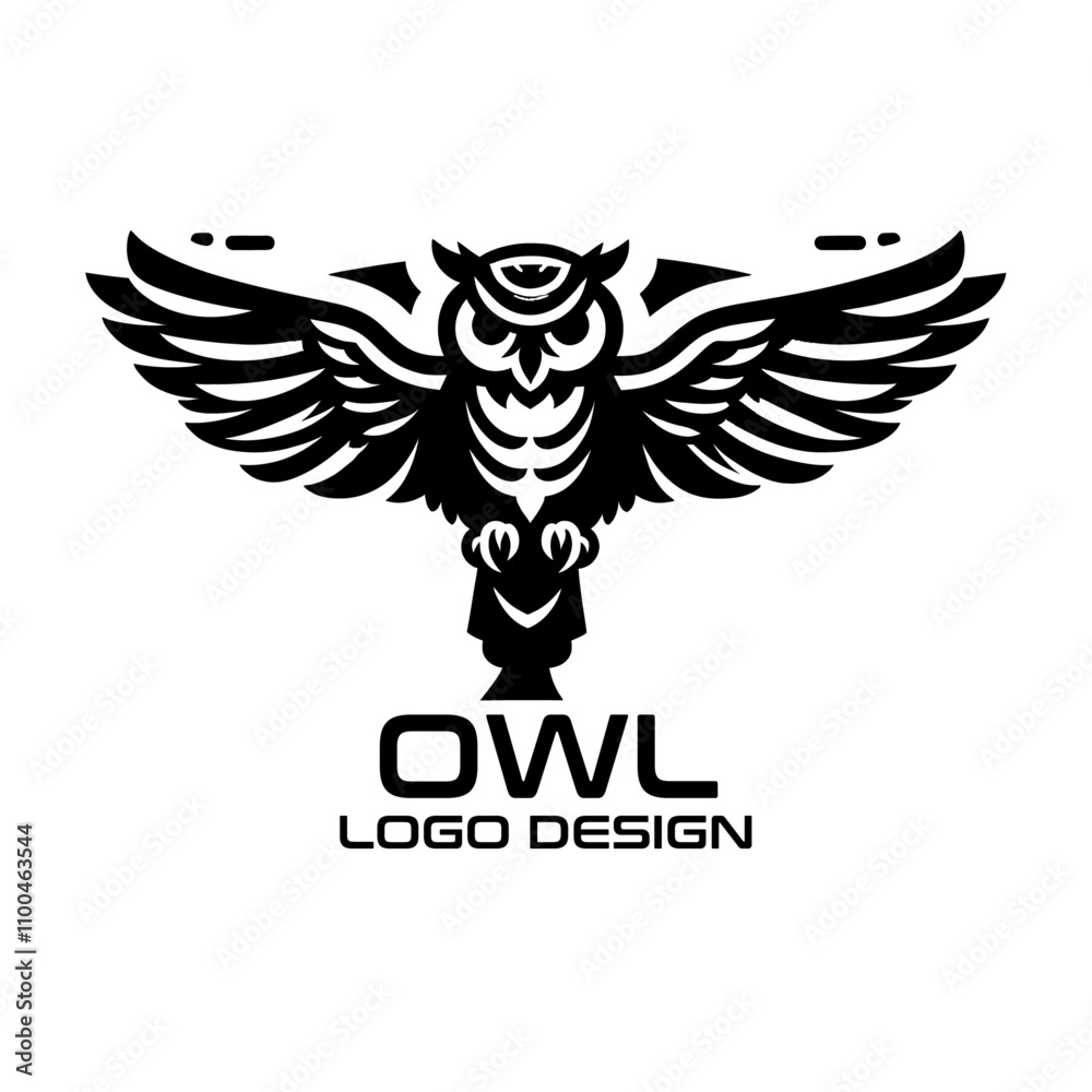 Obraz premium Owl Vector Logo Design