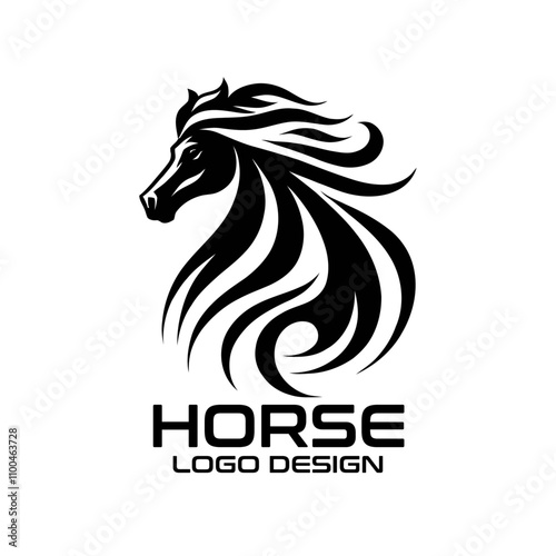 Wallpaper Mural Horse Vector Logo Design Torontodigital.ca