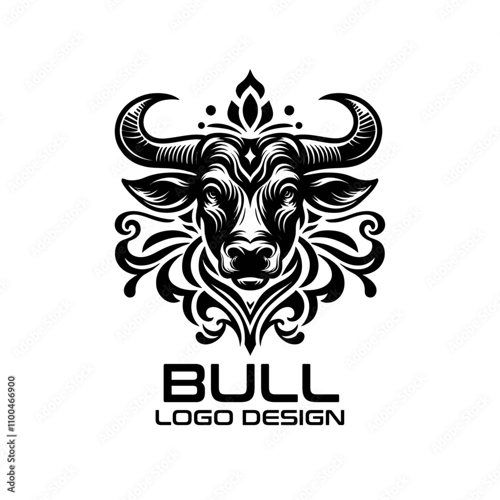 Fototapeta premium Bull Vector Logo Design