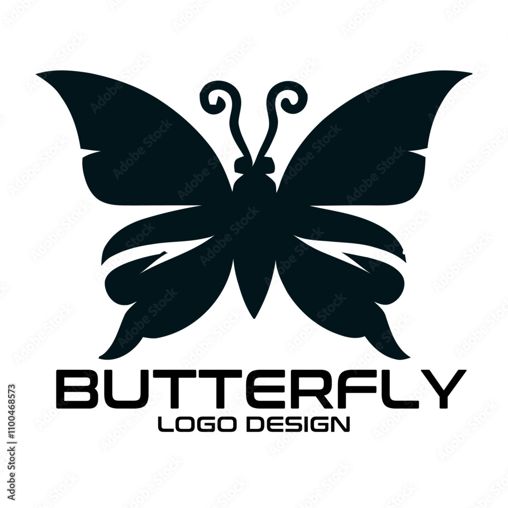 Obraz premium Butterfly Vector Logo Design