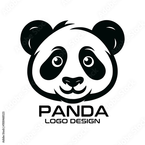 Panda Vector Logo Design photo