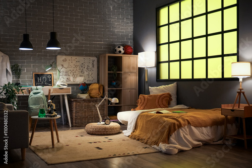 Stylish interior of modern ...