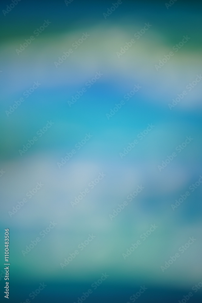 Fototapeta premium Hintergrund mit weichem Verlauf, blau und cyan bis grün