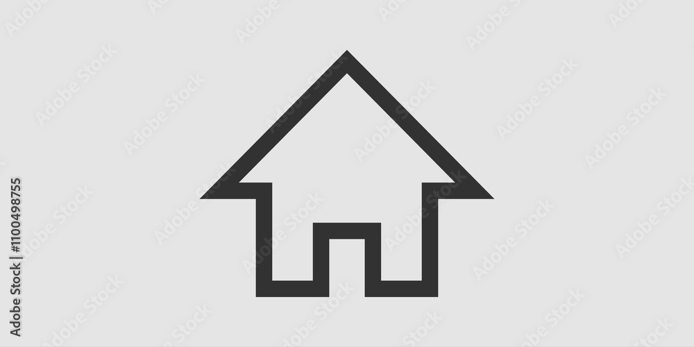 Fototapeta premium logo house real estate & mortgage icon vector