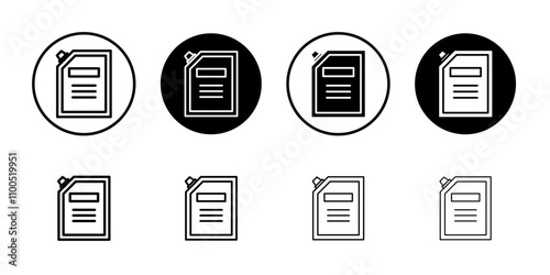 Doy pack pouch icon Art design illustration