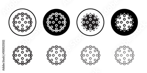 Massage ball icon Art design illustration