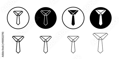 Tie icon Art design illustration