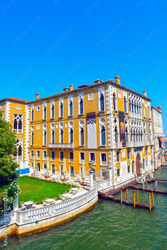Obraz premium Palazzo Cavalli-Franchetti am Canal Grande im Sestiere San Marco, Venedig 