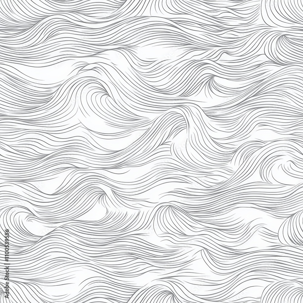 Obraz premium Abstract Wave Pattern Graphic Design