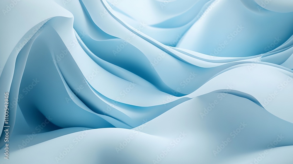 Obraz premium Abstract backdrop in light blue.