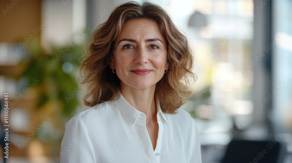 Obraz premium Businesswoman in a Professional Setting