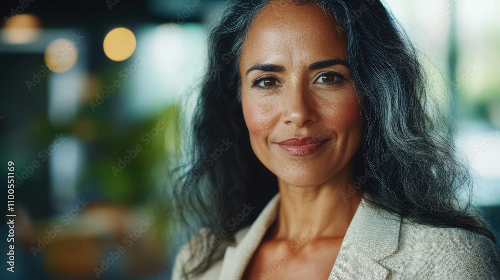 Fototapeta premium Determined Businesswoman