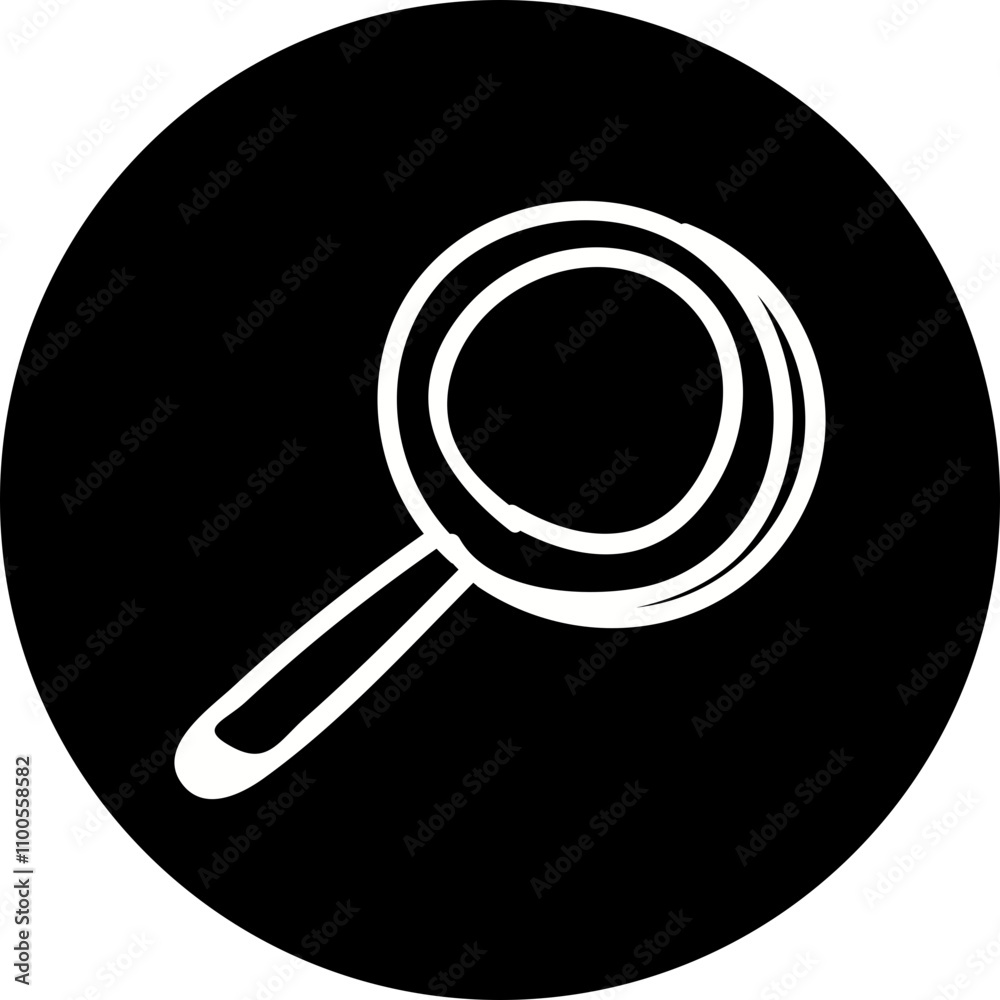 Search icon single line vector Search icon single line vector