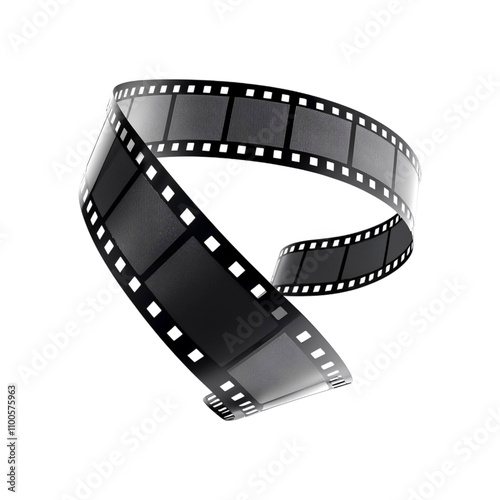 Roll of film. Film strip isolated on transparent background. Film strip png. Photo strip