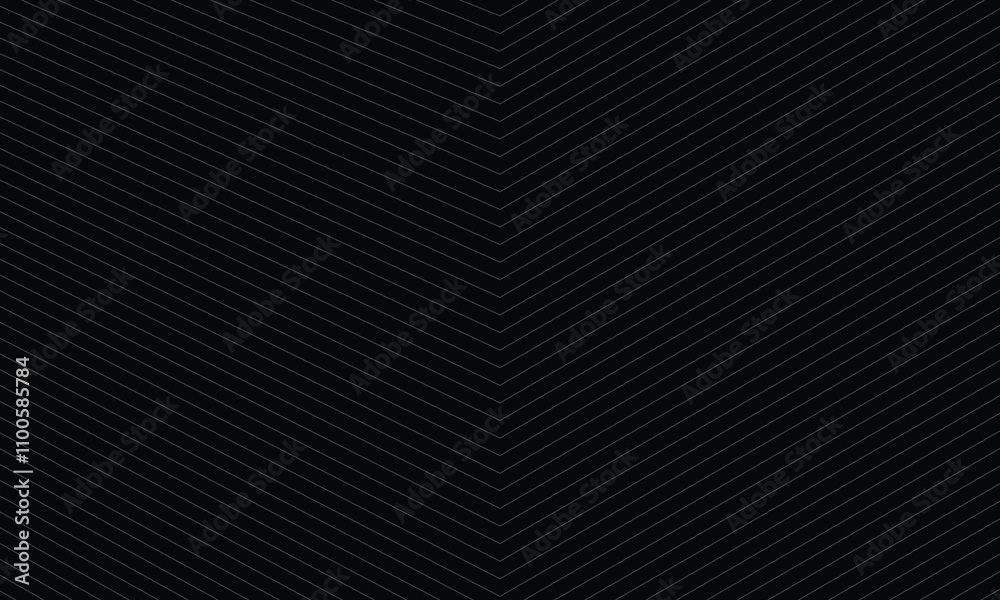 Obraz premium simple geometric striped black pentagonal lines background pattern.