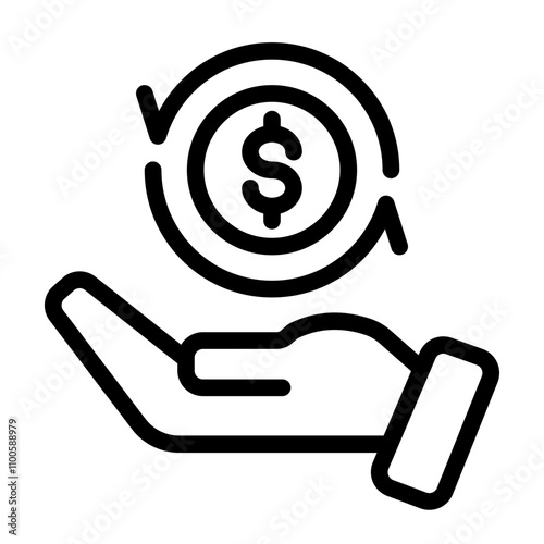 Return on investment, finance consolidation, budget planning, savings account, income growth, long term investment, refinancing concept, vector flat icon