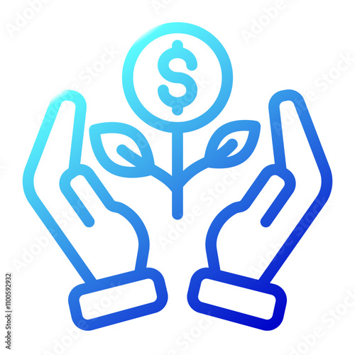 Return on investment, finance consolidation, budget planning, savings account, income growth, long term investment, refinancing concept, vector flat icon