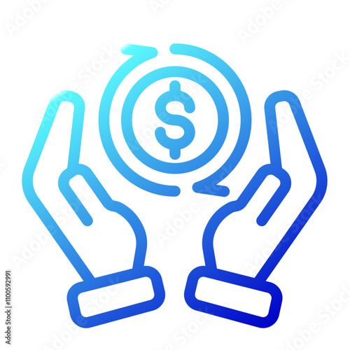 Return on investment, finance consolidation, budget planning, savings account, income growth, long term investment, refinancing concept, vector flat icon