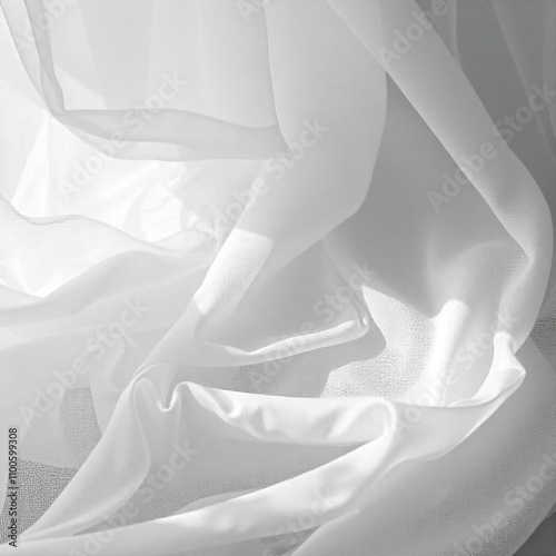 white silk background