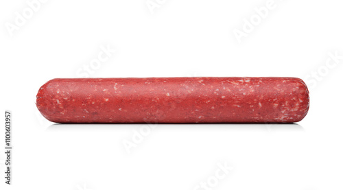 Obraz na płótnie Sausage stick isolated on white background. w salonie