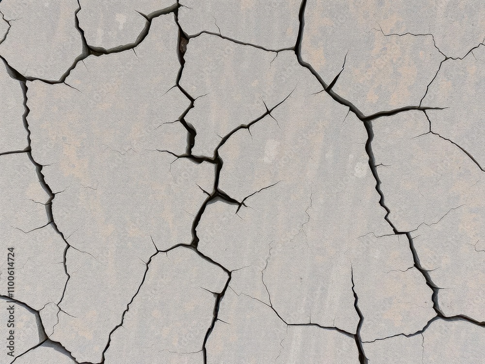 Obraz premium Rugged and weathered stone texture with natural cracks and crevices, perfect for background or design element, element, rugged