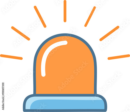 Siren to warn of danger, danger, escape, caution, warning, flashing light, police, ambulance, 119, 911, fire truck, fire, patrol, emergency exit