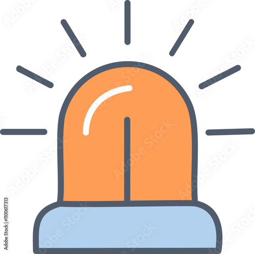 Siren to warn of danger, danger, escape, caution, warning, flashing light, police, ambulance, 119, 911, fire truck, fire, patrol, emergency exit