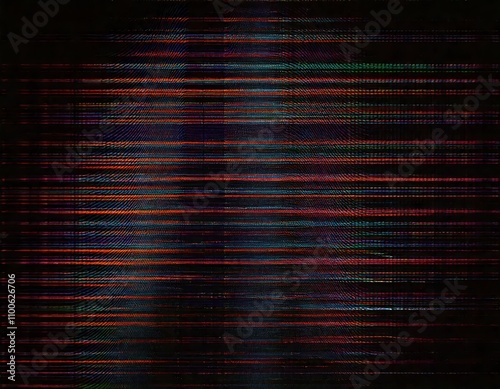glitch lines and stripes VCR retro glitching fuzzy static effect video skipping screen background