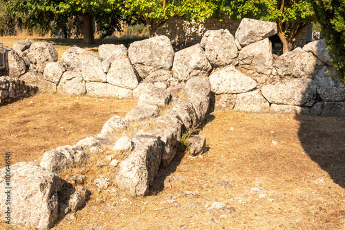 Ruins of Necromanteion of Acheron, Epirus, Greece photo